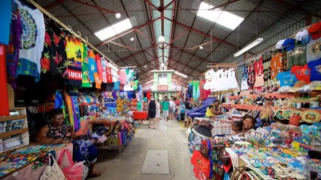 Castries central market