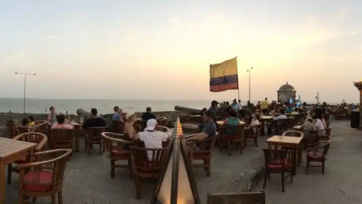 Café del mar murallas de Cartagena