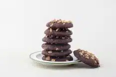Galletas de chocolate y avellanas sin gluten