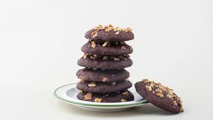 Galletas de chocolate y avellanas sin gluten