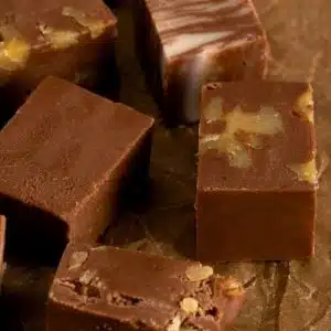 fudge de dos chocolates