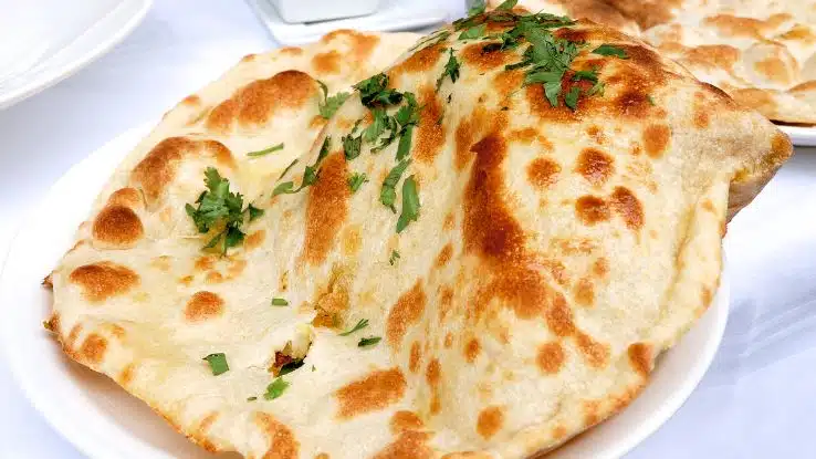 Receta de pan Naan