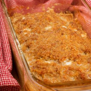 pastel de carne gratinado