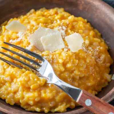 Recetas con calabaza. Risotto de calabaza