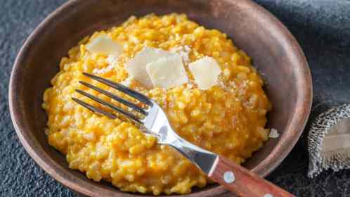 Recetas con calabaza. Risotto de calabaza