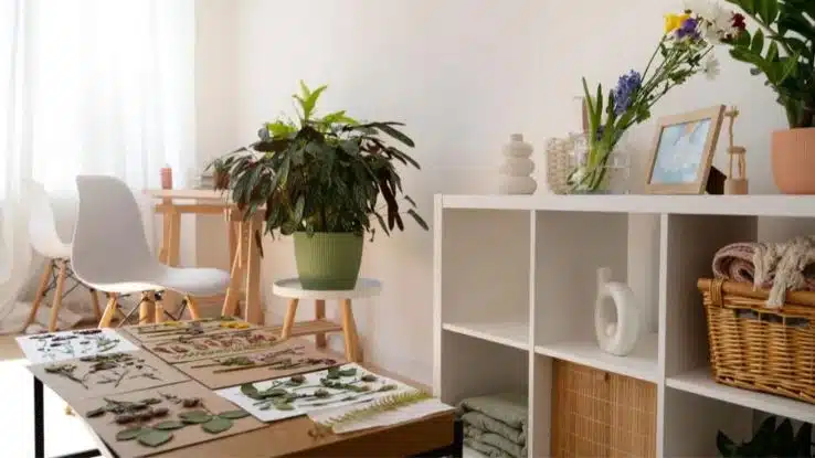 estantes para decorar hogares pequeños