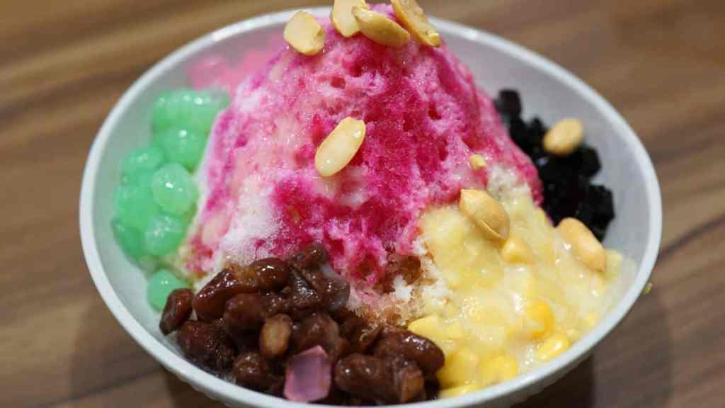 Postre exótico Ais-Kacang